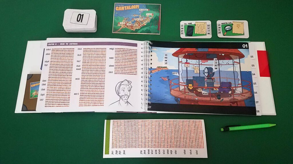 Cantaloop Book 1 – Breaking into Prison review - book and other components