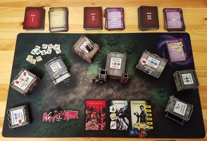 ReAnimator review - buildings and cards