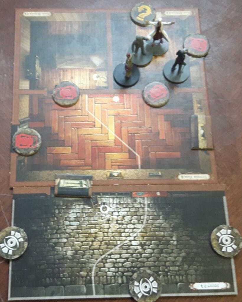 Mansions of Madness Second Edition setup