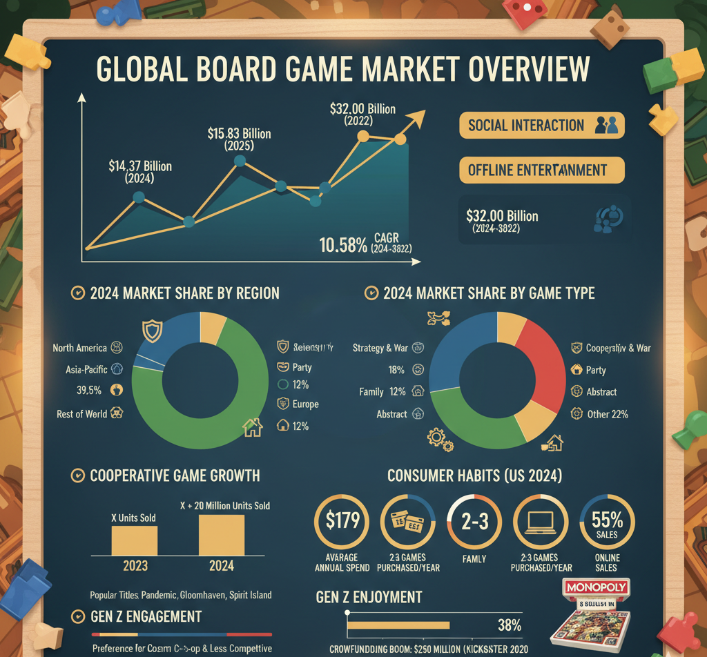 Board Game Popularity Statistics (2024–2025)