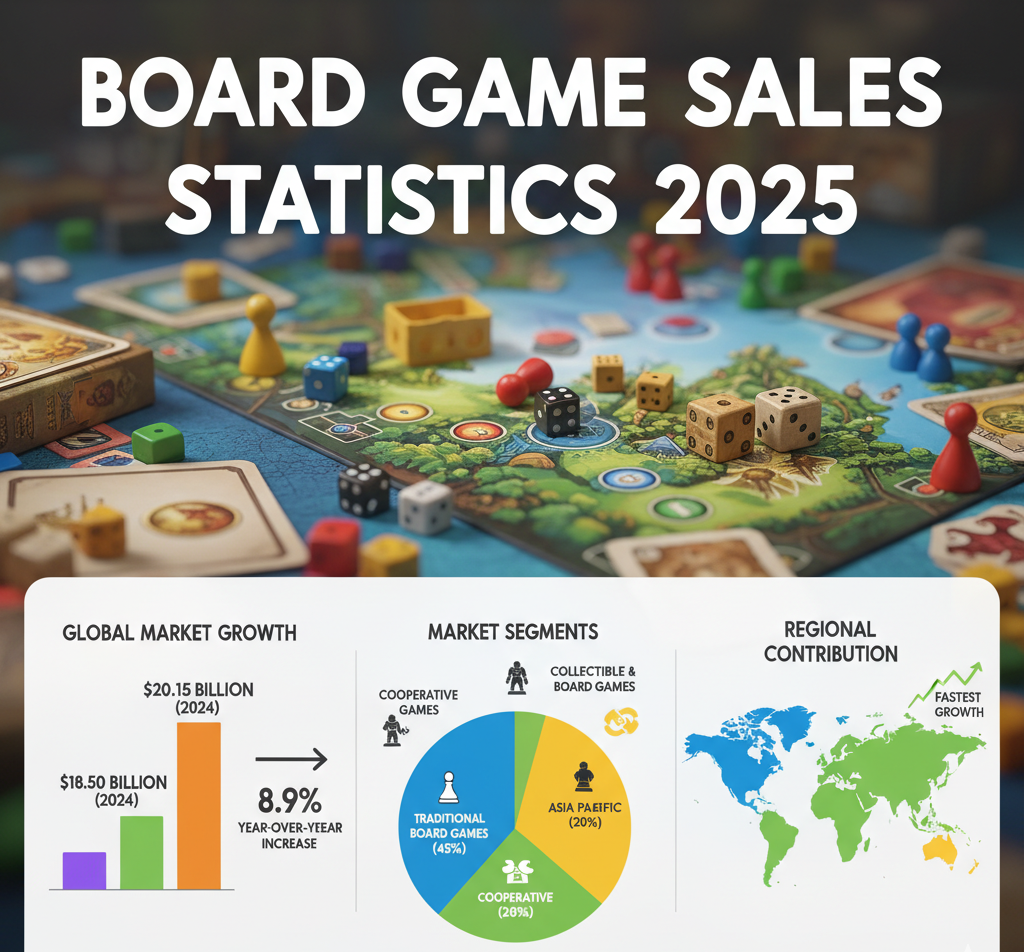 Board Game Sales Statistics 2025