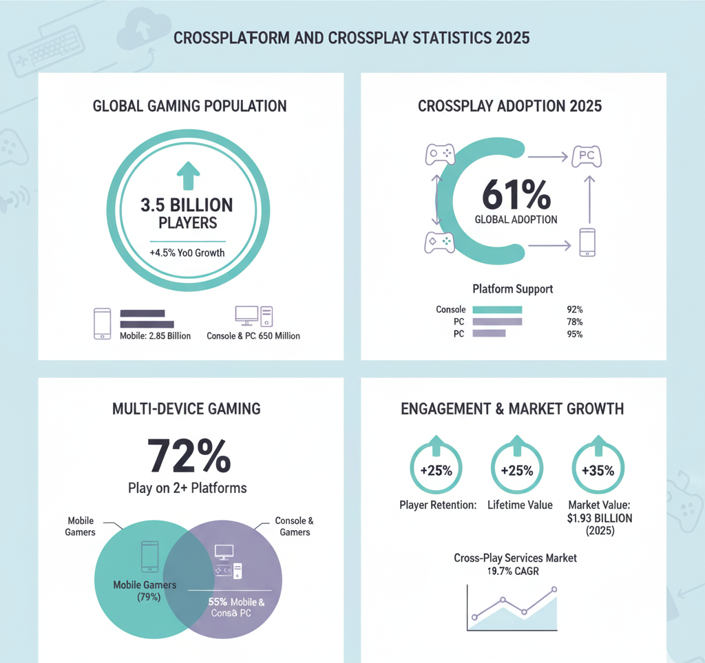 Crossplatform and Crossplay Statistics 2025