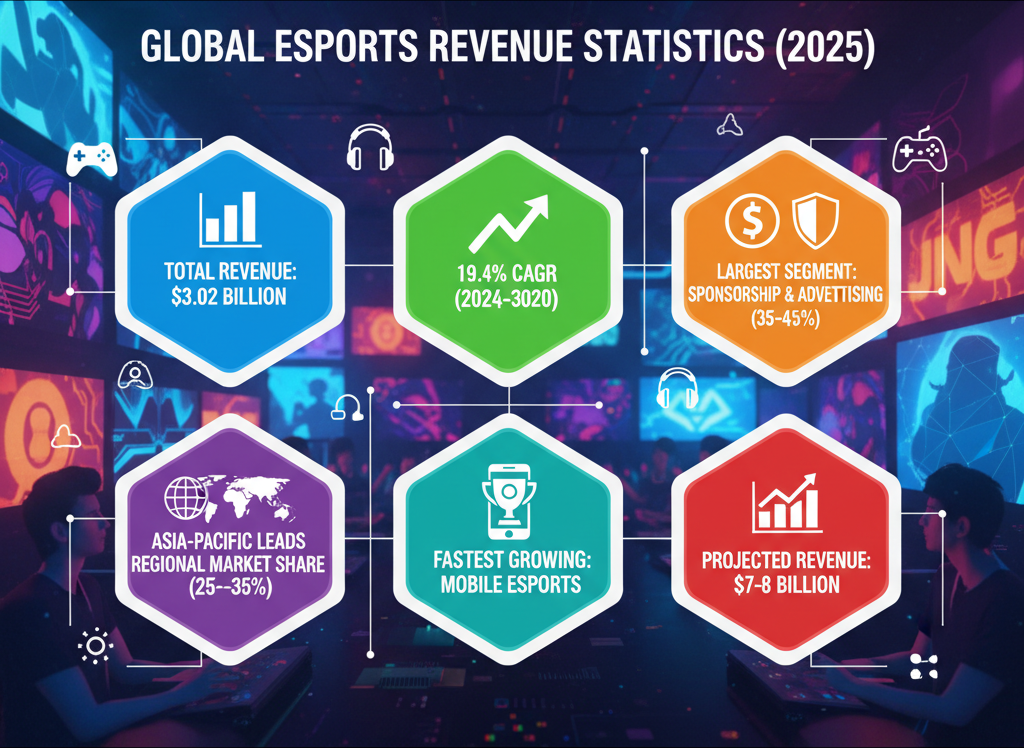 Global Esports Revenue Statistics (2025)