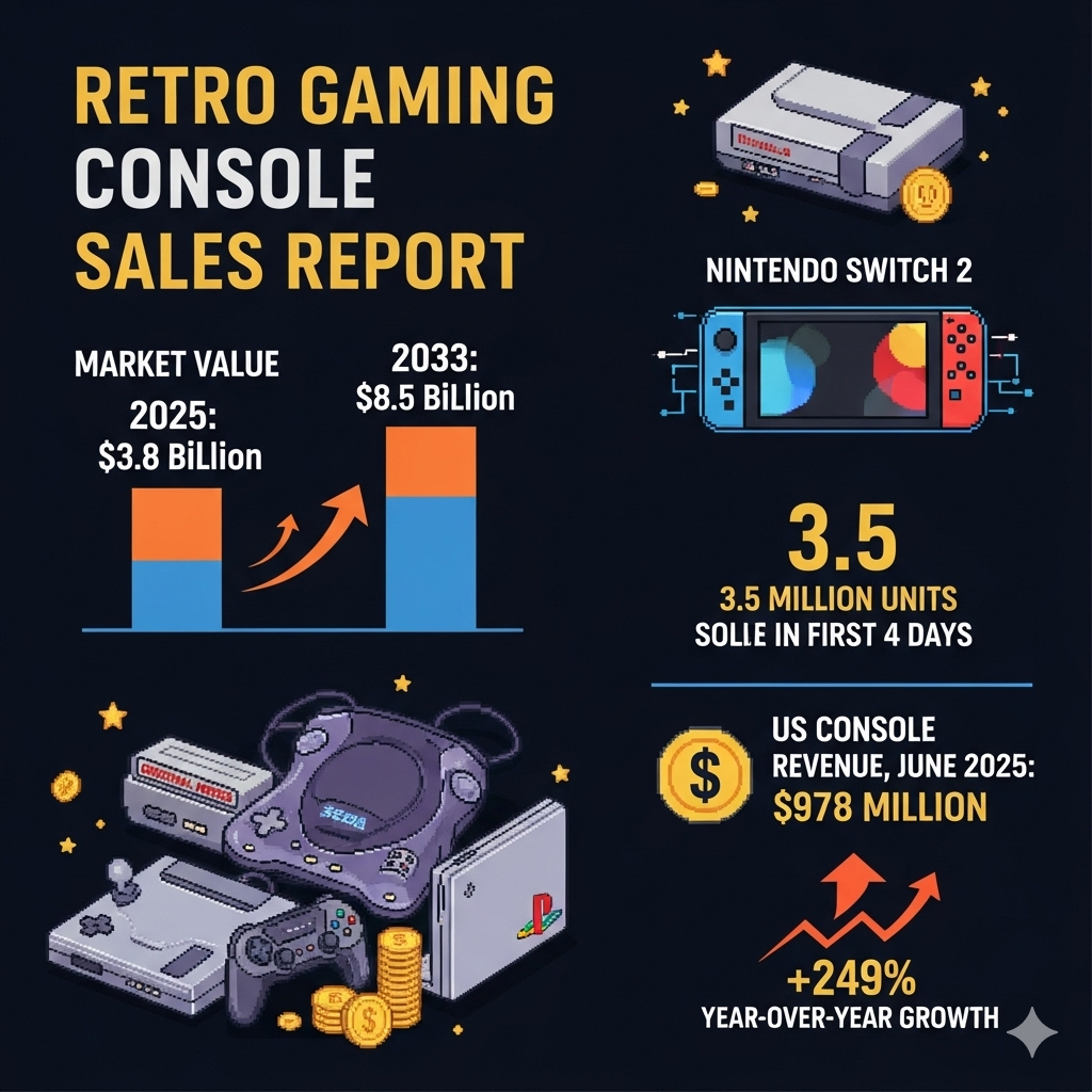 Retro Gaming Console Sale Statistics (2025)