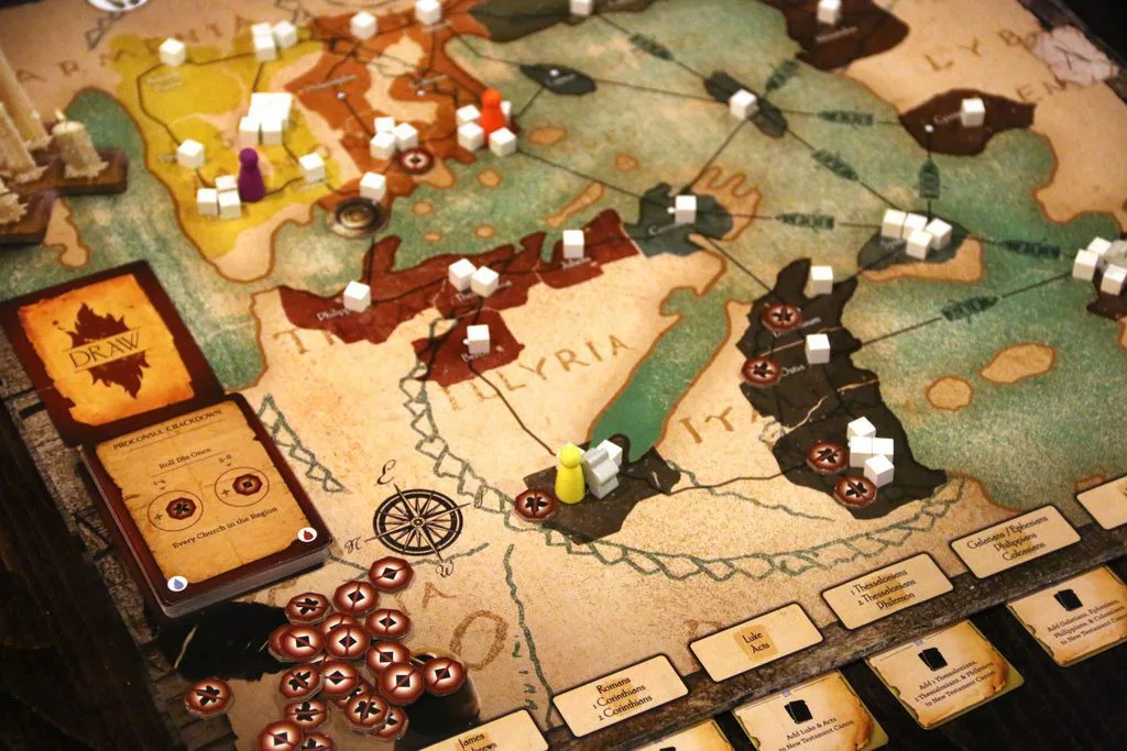 Commissioned review - board state in the middle of the game