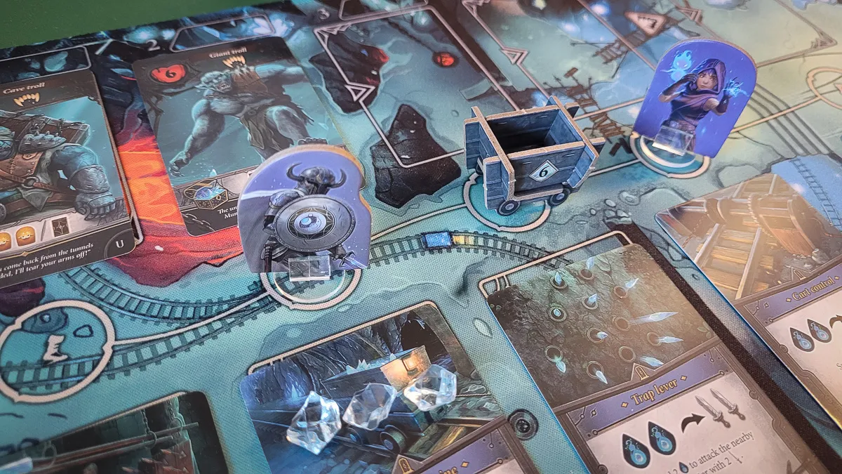 Dungeon Legends board game review - early in a game