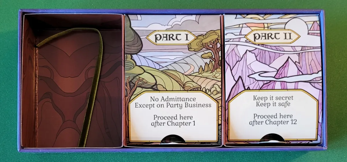 The Fellowship of the Ring review - box with chapters